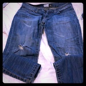 Cute crop ankle jeans